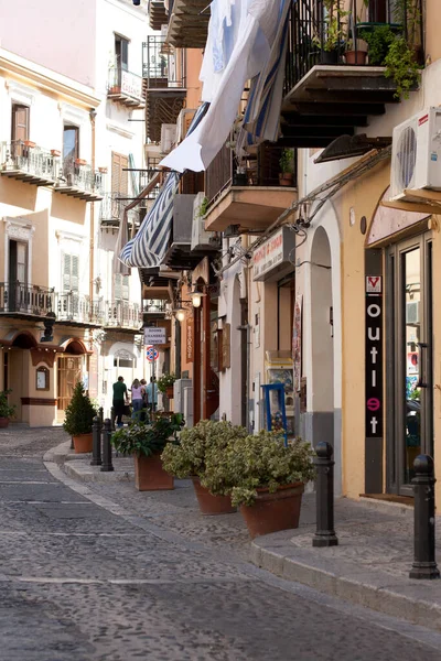 Cefalu Sicilia Italia Septiembre 2014 Ciudad Vieja Cefalu Vista Calle — Foto de Stock