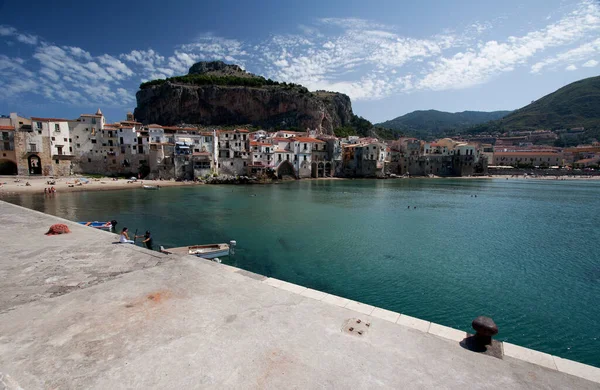 Cefalu Sicily Italy September 2014 Landscape Cefalu Town Sicily Italy — Stock Photo, Image