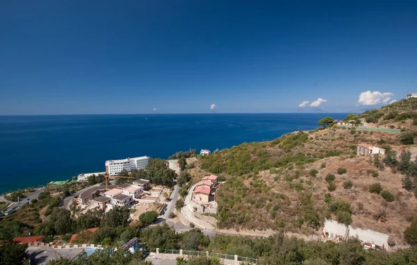 イタリアのメルソ ヒルズ シチリア島 日中のポルティチェッロ湾の景色 — ストック写真