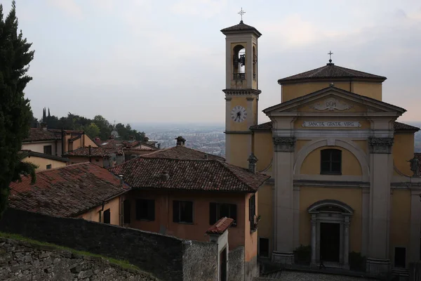 Bergamo Italia Settembre 2019 Chiesa Santa Grata Inter Vites Tra — Foto Stock