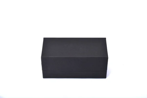 Black Shopping Gift Product Eyewear Sunglasses Box — Stock Photo, Image