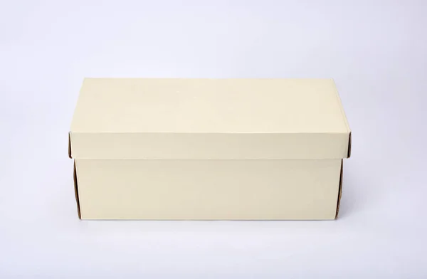 Caja Producto Regalo Compras Blanco —  Fotos de Stock