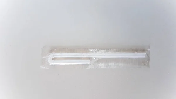 Çmek Için Renkli Plastik Pipet — Stok fotoğraf