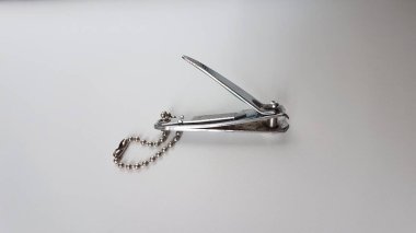 gümüş paslanmaz metal tırnak makası