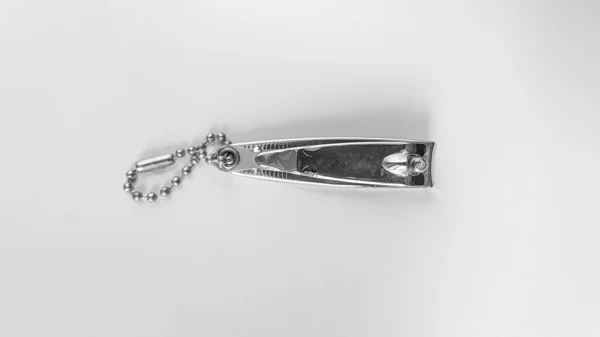 銀ステンレス製の爪切り — ストック写真