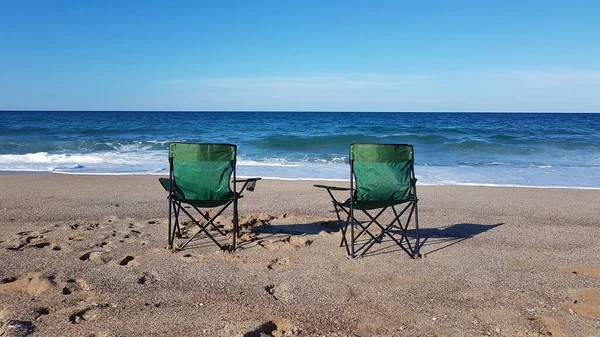 Océan Mer Vague Sur Plage Sable — Photo