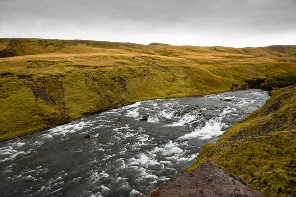 Ισλανδικό Ποτάμι Φθινόπωρο — Φωτογραφία Αρχείου
