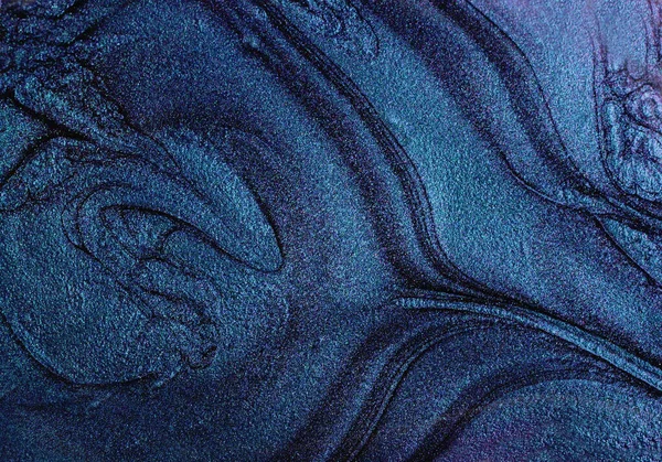 Liquid texture of nail polish.Abstract background.Blue classic shade.