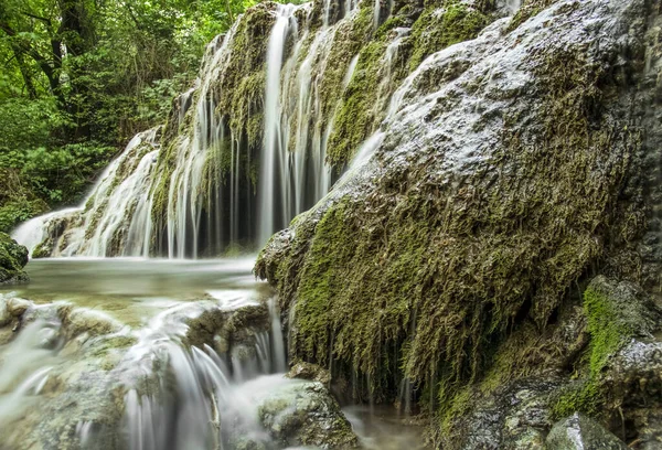Крушунские Водопады Время Весны Деревня Крушуна Болгария — стоковое фото