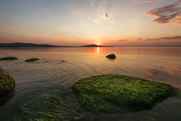 Seascape Sunset Beautiful Natural Seascape Sea Sunset Black Sea Coast — Stock Photo, Image