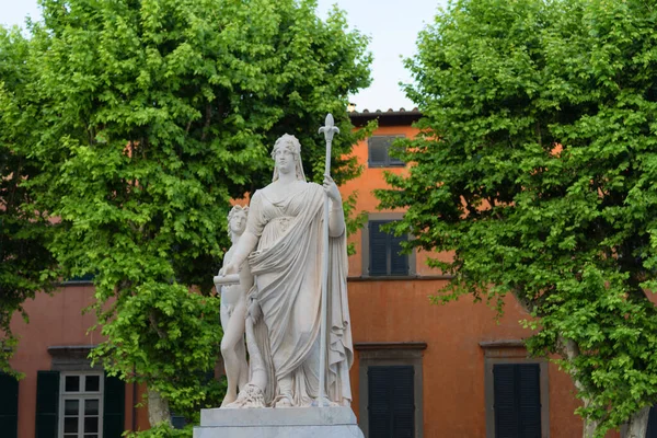 Piazza Napoleone Plaza Napoleone Lucca Toscana Italia — Foto de Stock