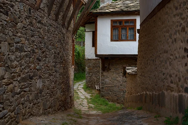 Summer Time Streets Kovachevitsa Village Bulgaria — Stock Photo, Image