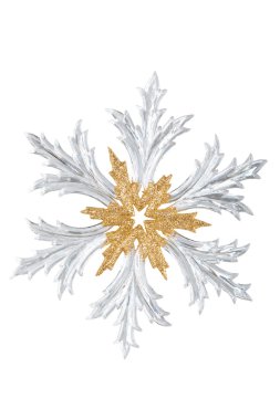 Kış şeffaf kar tanesi.