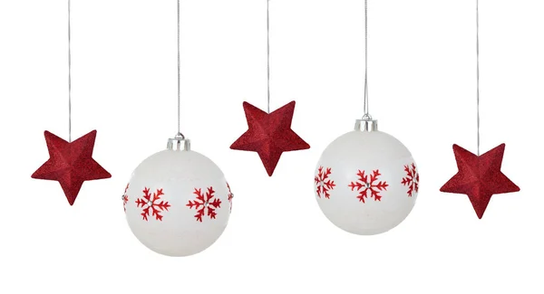 Ornamento di Natale su bianco . — Foto Stock