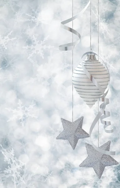 Jul dekoration med stjärnor. — Stockfoto
