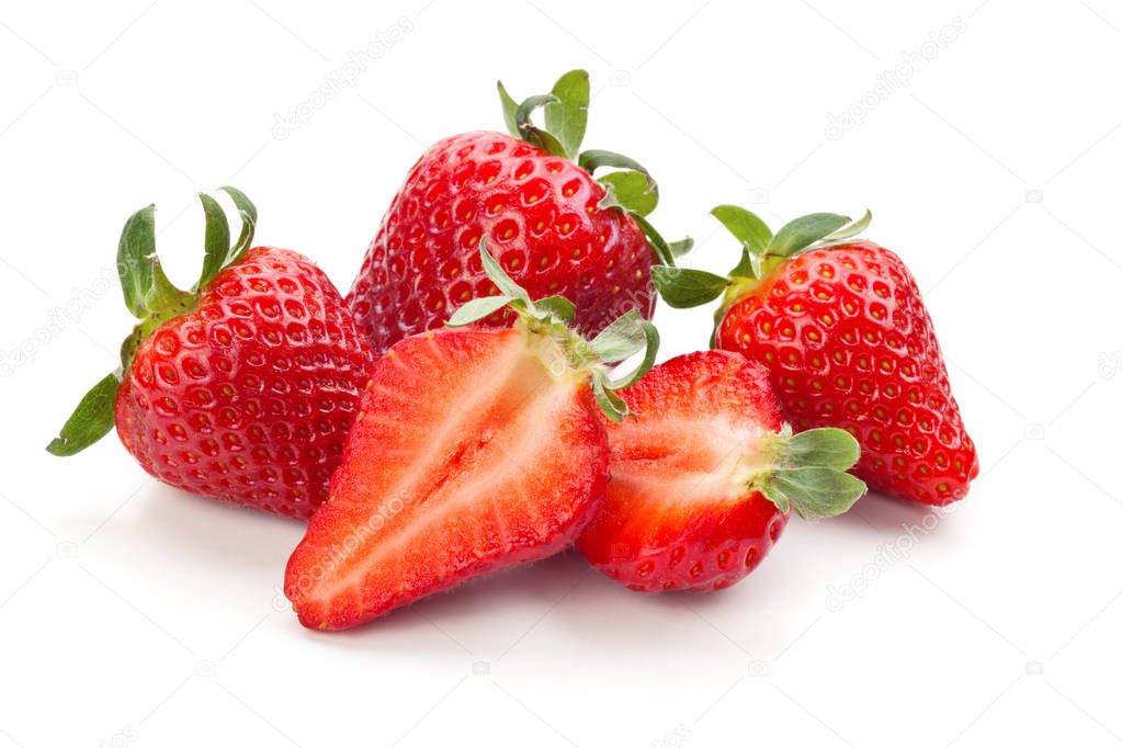 Fresh ripe strawberries.