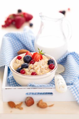 Sağlıklı Kahvaltı Konsepti.