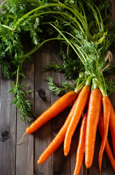 Montón de zanahorias maduras . — Foto de Stock