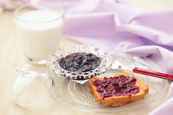 Jam for breakfast. — Stock Photo, Image