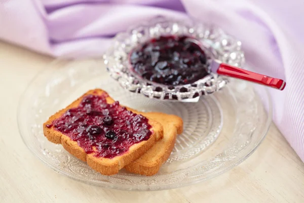 Marmelade zum Frühstück. — Stockfoto