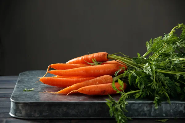 Montón de zanahorias maduras . — Foto de Stock