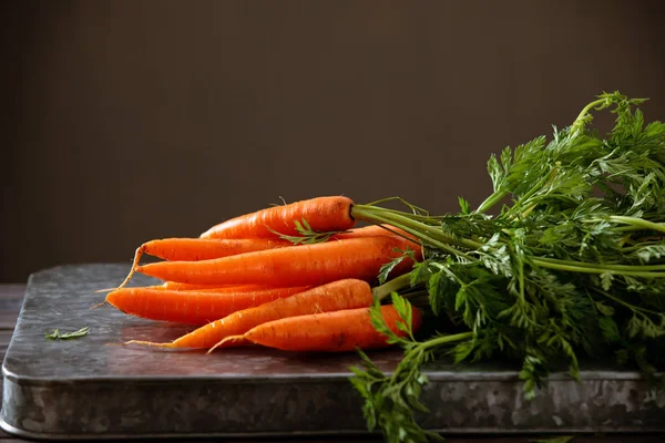 Montón de zanahorias maduras . — Foto de Stock