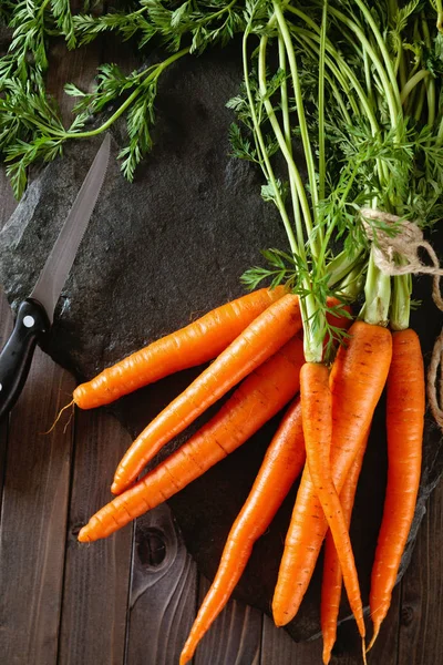 Montón de zanahorias maduras . — Foto de Stock
