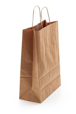 kahverengi alışveriş çantası.