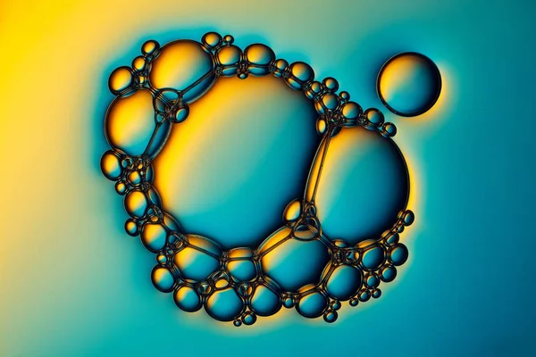 Textura bolhas de sabão, fundo abstrato — Fotografia de Stock