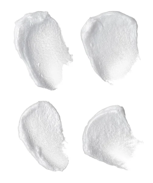 Белый образец крема . — стоковое фото