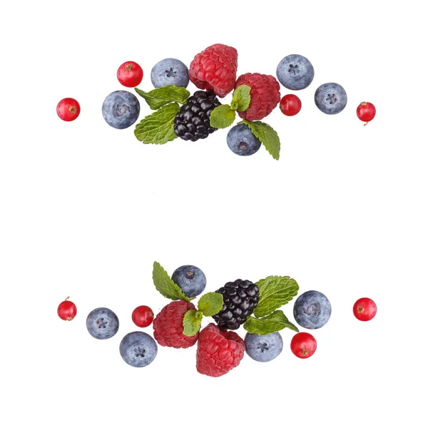 Wreath of different berries. — 스톡 사진