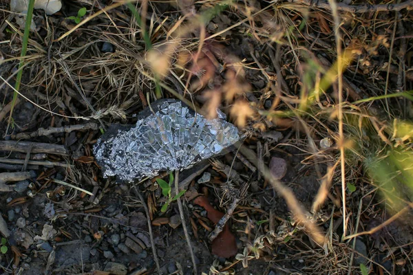 Shatteredwindshield Ground — стоковое фото