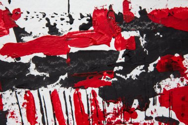 grafik soyut fırça darbeleri akrilik boyaları okşadı