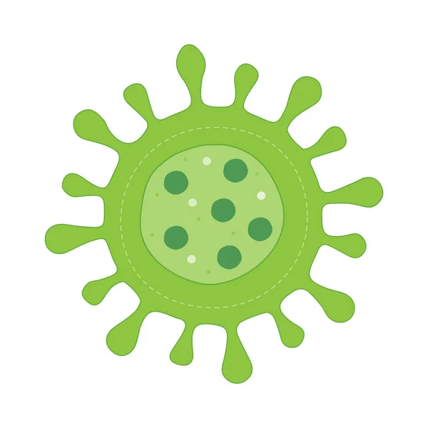 Coronavirus Pandemie, gefährliche Grippe Covid-19 Virus Illustration — Stockfoto