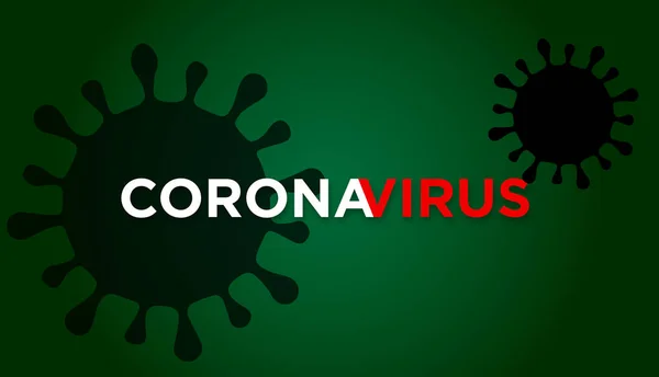 Coronavirus Pandemic, flu berbahaya Virus Covid-19 Illustration — Stok Foto