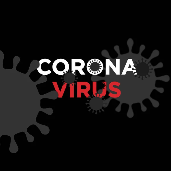 Coronavirus大流行病，危险流感Covid-19病毒 — 图库照片