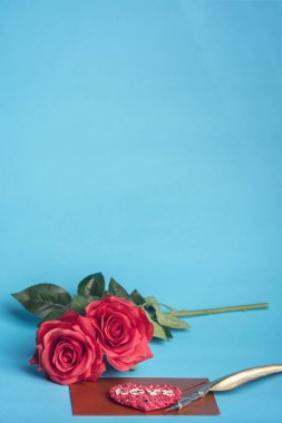 romantik Sevgililer günü kartı