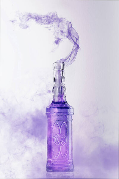 Purple magic wizards potion