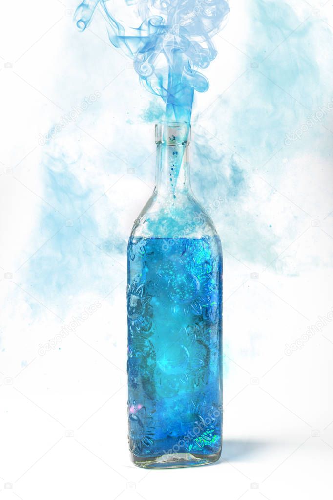 Blue magic wizards potion