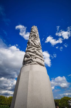 Vigeland, ya da şık, Park Oslo ünlü heykeller