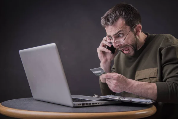 Emisiones bancarias y de tarjetas de crédito — Foto de Stock