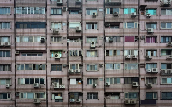 Antiguo Edificio Apartamentos Residenciales Taipei Taiwán — Foto de Stock