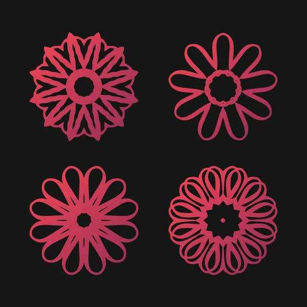 Koleksiyon süsleme işareti serbest vektörü