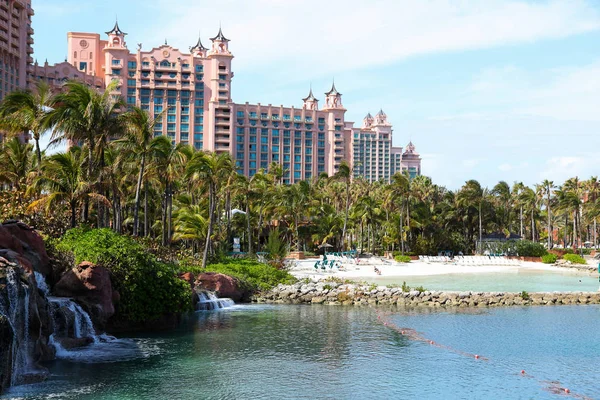 Hotel Atlantis Auf Den Bahamas Stockbild