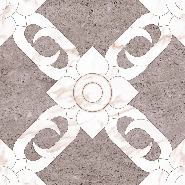 Vloertegels Porselein Keramische Tegels Geometrisch Patroon Voor Oppervlak Vloer Marmeren — Stockfoto