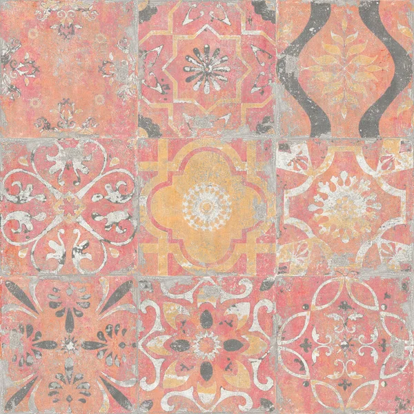 Marokkaanse Mozaïek Tegel Keramische Decoratie Tegel Marokkaanse Patroon Tegel — Stockfoto