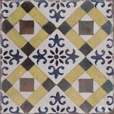 Portekiz azulejo pürüzsüz desenli fayans, Fas pürüzsüz desenli dekoratif mozaik.