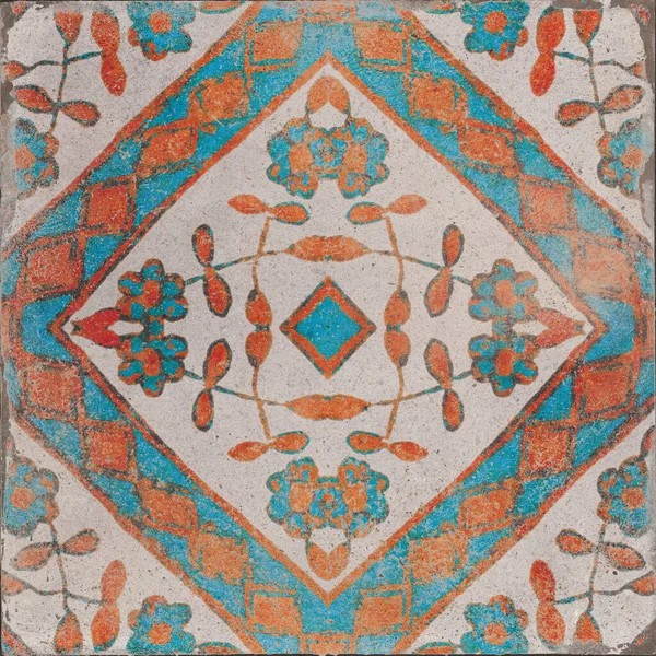 Portekiz Azulejoları Pürüzsüz Mozaik Fayanslar Fas Desenli Fayanslar Seramik Duvarlar — Stok fotoğraf