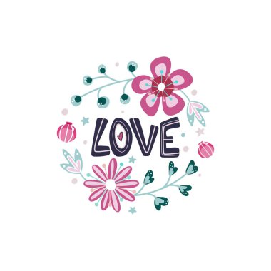 Sevgi. Hafif arkaplanda romantik harfler var. El çizimi el yazısı alıntısı. Sevgililer Günü kartpostalı, tebrik kartı, düğün afişi ve poster tasarımı için ideal..