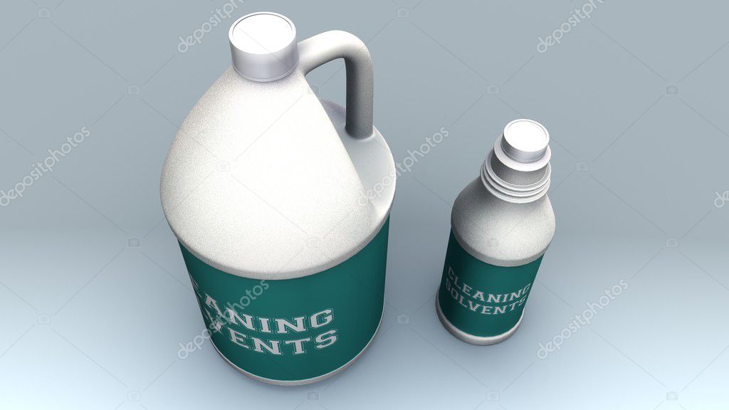 Cleaning solvents bottle and canister